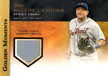 Miguel Cabrera Game Worn Jersey Card