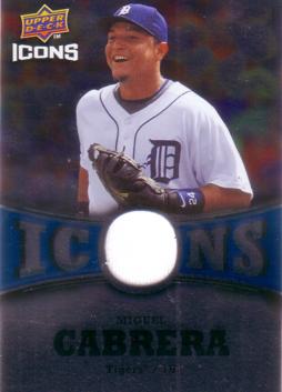 Miguel Cabrera Game Worn Jersey Card