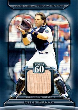 2011 Topps Mike Piazza Game Used Bat Card