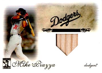 Mike Piazza Game Used Bat Card