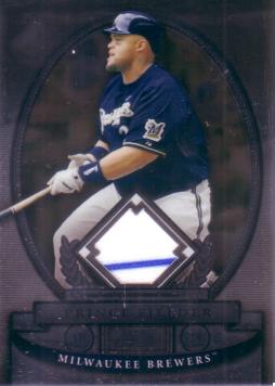 Prince Fielder Game Worn Jersey Card