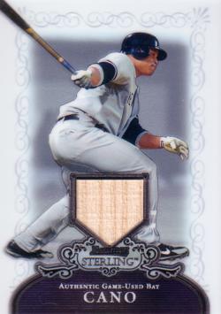Robinson Cano Game Used Bat Card
