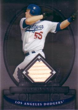 Russ Martin Game Used Bat Card