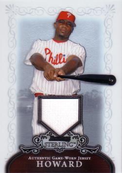 Ryan Howard Game Worn Jersey Card