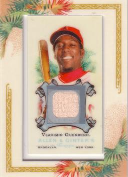 Vladimir Guerrero Memorabilia Bat Card