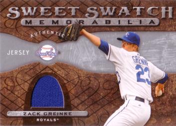 Zack Greinke Game Worn Jersey Card