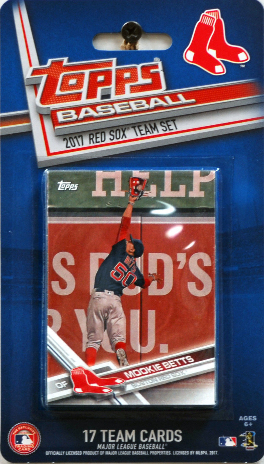 2017 Topps Boston Red Sox Factory Sealed Baseball Card Team Set
