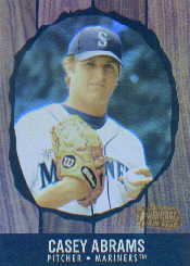 Casey Abrams baseball card