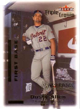 Dusty Allen baseball card