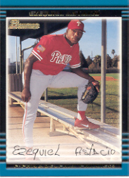 Ezequiel Astacio baseball card