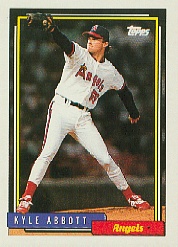 Kyle Abbott baseball card