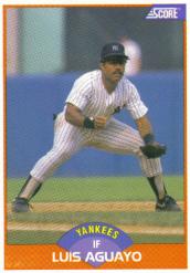 Luis Aguayo baseball card