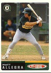 Matt Allegra baseball card