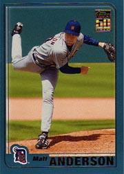 Matt Anderson baseball card