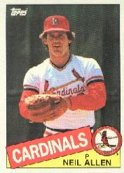 Neil Allen baseball card