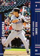 Russ Adams baseball card
