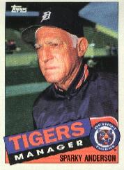 Sparky Anderson baseball card