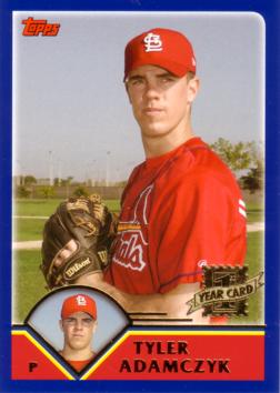 Tyler Adamczyk baseball card