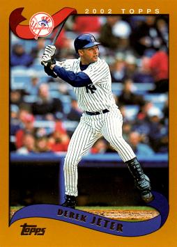 2002 Topps Derek Jeter Baseball Card