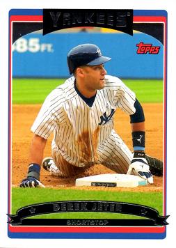 2006 Topps Derek Jeter Baseball Card