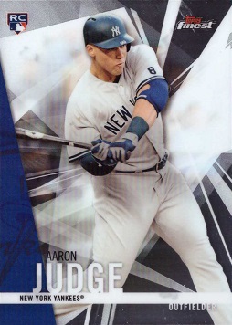 Aaron Judge 2017 Topps Finest Rookie Card