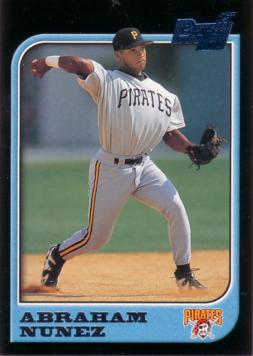 1997 Bowman Abraham Nunez Rookie Card