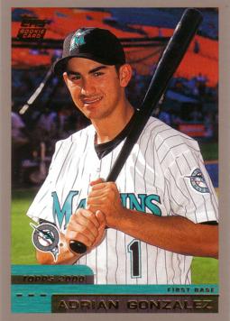 2000 Topps Traded Adrian Gonzalez Rookie Card