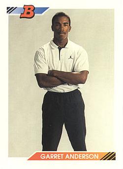 1992 Bowman Garret Anderson Rookie Card