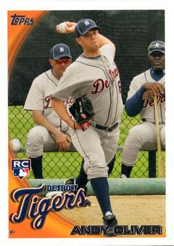 2010 Topps Update Andy Oliver Rookie Card