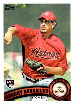 2011 Topps Aneury Rodriguez Rookie Card