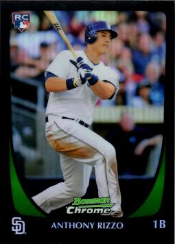 Anthony Rizzo Bowman Chrome Refractor Rookie Card