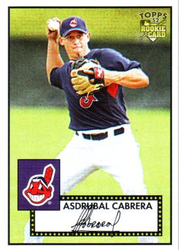 2007 Topps 52 Asdrubal Cabrera Rookie Card