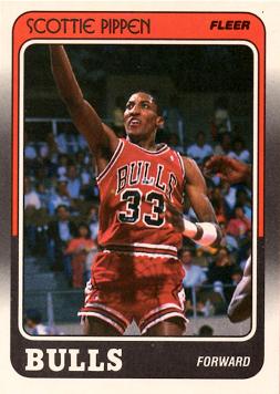 1988-89 Fleer Basketball Scottie Pippen Rookie Card