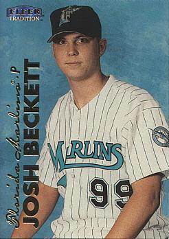 1999 Fleer Update Josh Beckett Rookie Card