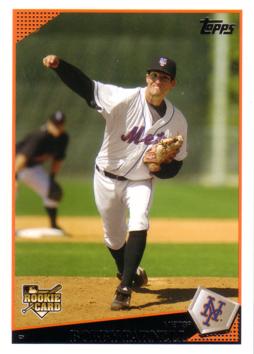 2009 Topps Bobby Parnell Rookie Card