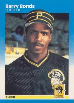 1987 Fleer Barry Bonds rookie card