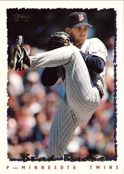 1995 Topps Traded Baseball Brad Radke Rookie Card