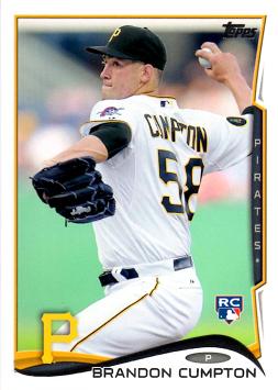 2014 Topps Update Baseball Brandon Cumpton Rookie Card