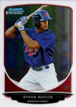 2013 Bowman Chrome Byron Buxton Baseball Card