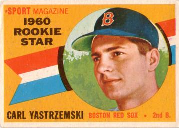 1960 Topps Carl Yastrzemski Rookie Card