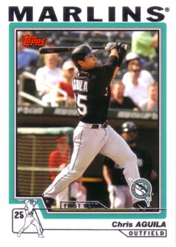 2004 Topps Traded Chris Aguila Rookie Card