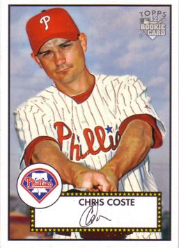 2006 Topps 52 Chris Coste Rookie Card