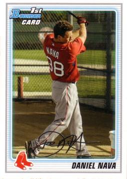 2010 Bowman Daniel Nava First Bowman Card