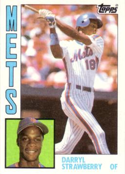 1984 Topps Darryl Strawberry Rookie Card