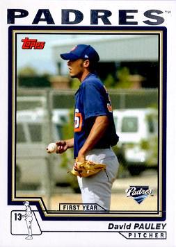 2004 Topps Traded David Pauley Rookie Card