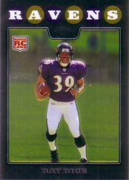 2008 Topps Chrome Ray Rice Rookie Card