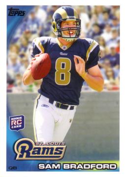 2010 Topps Sam Bradford Rookie Card