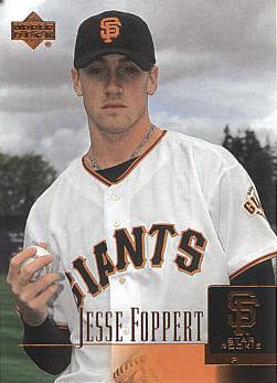 2001 UD Prospect Premieres Jesse Foppert Rookie Card