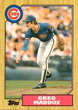 1987 Topps Traded Greg Maddux Rookie Card
