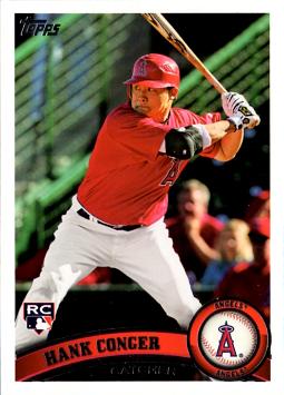 2011 Topps Hank Conger Rookie Card